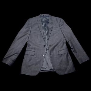 Express Photographer Size 38 R Fitted Suit Jacket